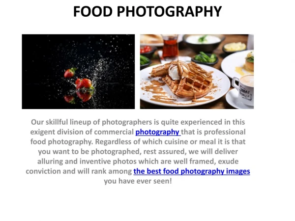 Food Photography Services in Dubai | Food & Restaurant Photographer | GLMA Studio