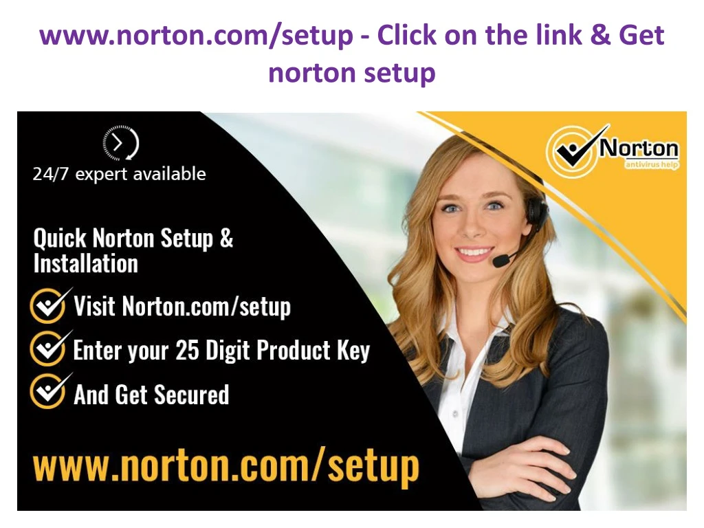 www norton com setup click on the link get norton setup