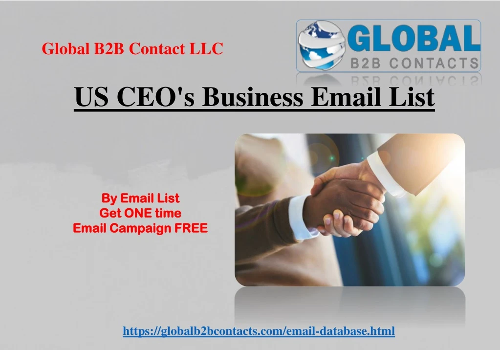 us ceo s business email list