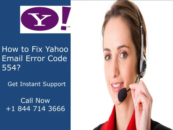 How to Fix Yahoo mail Error code 554?