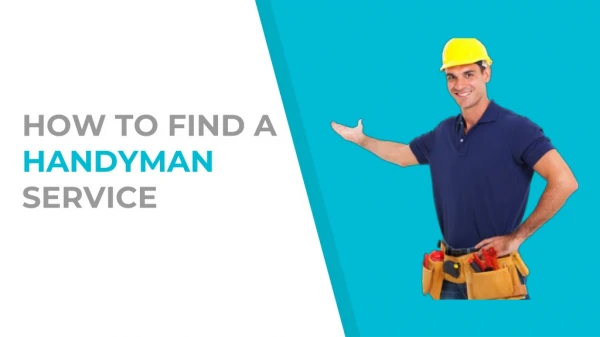 How to Find a HandyMan Service