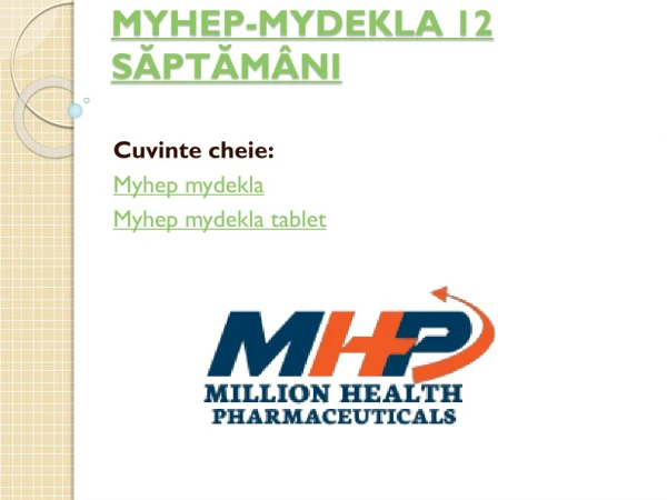 Cumpăra Myhep-Mydekla 12 săptămâni| Preț Myhep-Mydekla 12 săptămâni medicament
