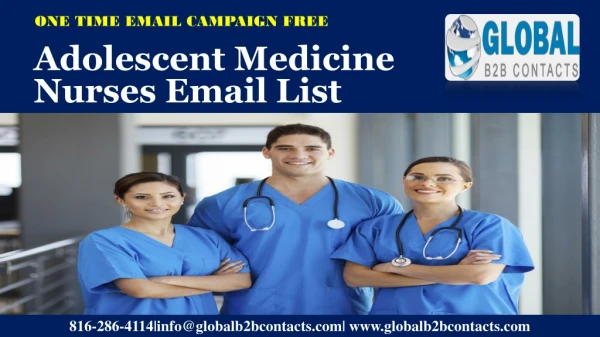 Adolescent Medicine Nurses Email List