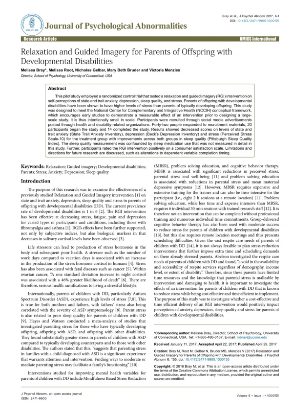 bray et al j psychol abnorm 2017 6 1 doi 10 4172