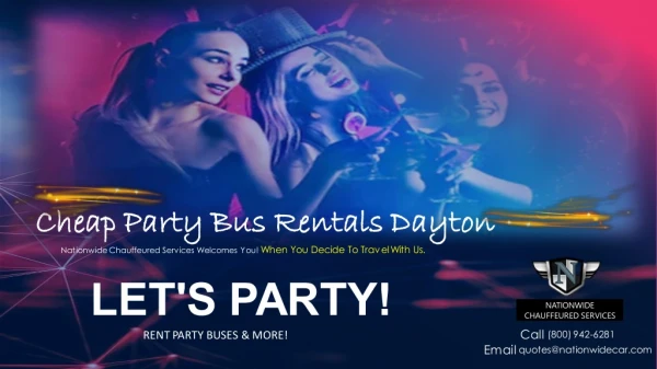 Party Bus Rentals Dayton