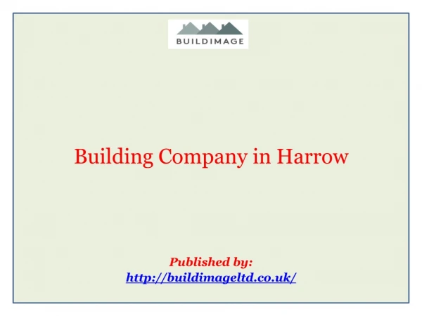 Building Company in Harrow