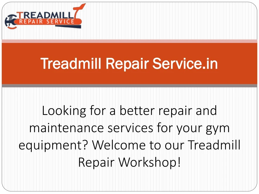 treadmill repair service in