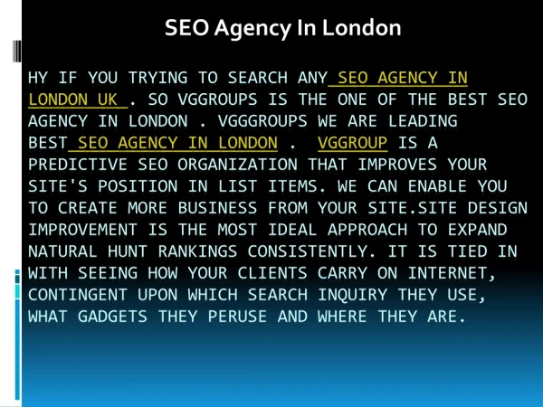 SEO company in london |SEO Services in London | SEO Agency in London