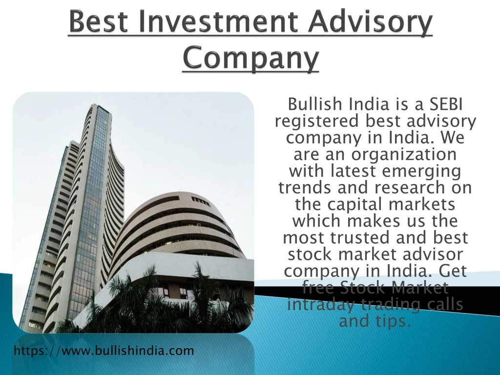 best investment advisory company
