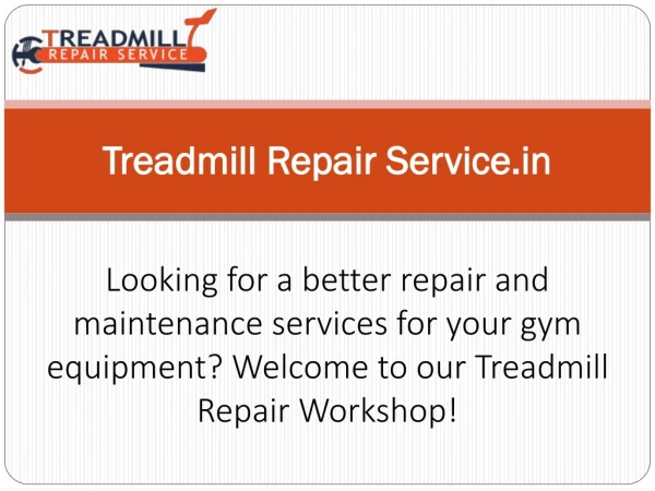 Treadmill repair gurgaon