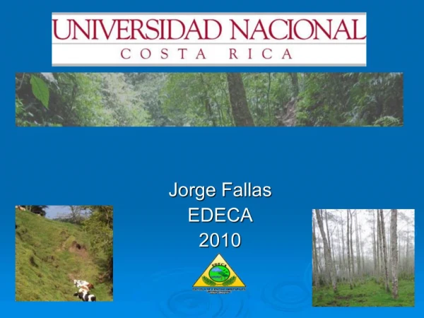Jorge Fallas EDECA 2010