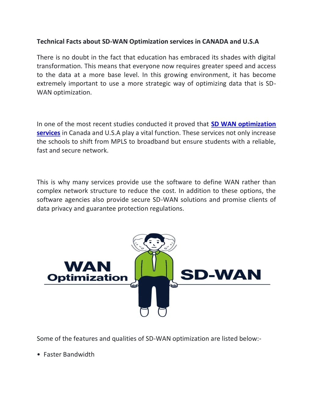 technical facts about sd wan optimization