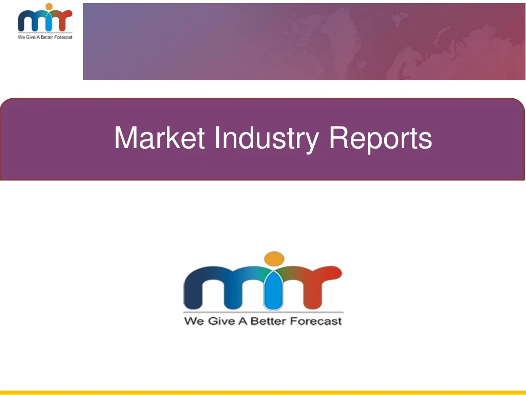 market industry reports