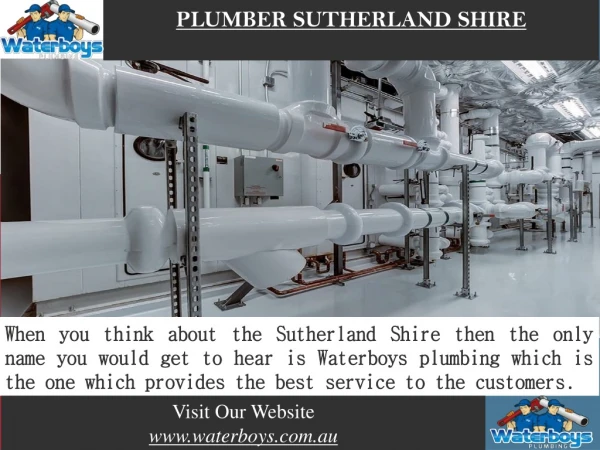 Plumber Sutherland Shire