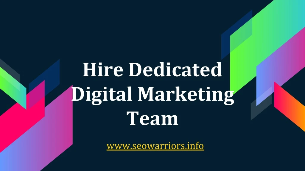 hire dedicated digital marketing team