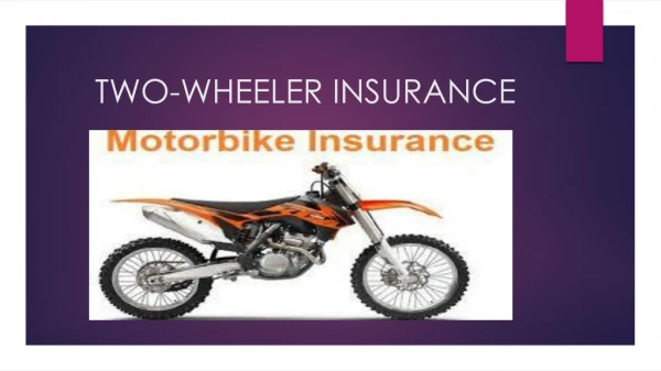 Two Wheeler Insurance: Buy or Renew Bike Insurance Policy Online at Bharti AXA GI