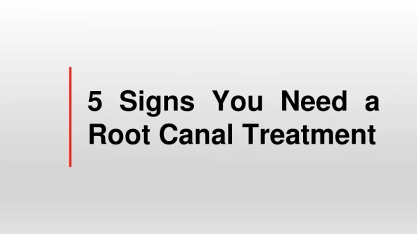 Root Canal Specialist in India