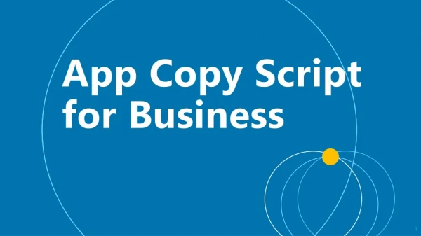App Copy Script for Business