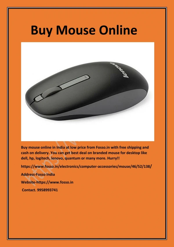 Buy mouse online
