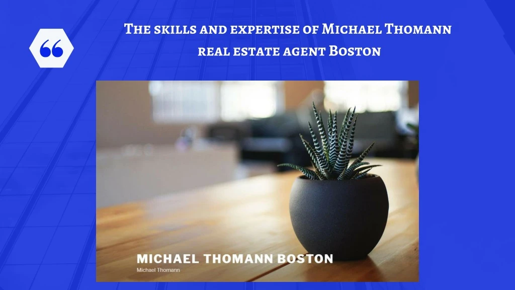 the skills and expertise of michael thomann real