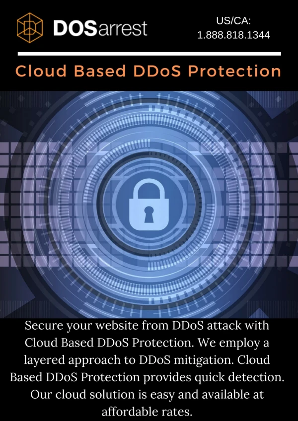 Cloud Based DDoS Protection