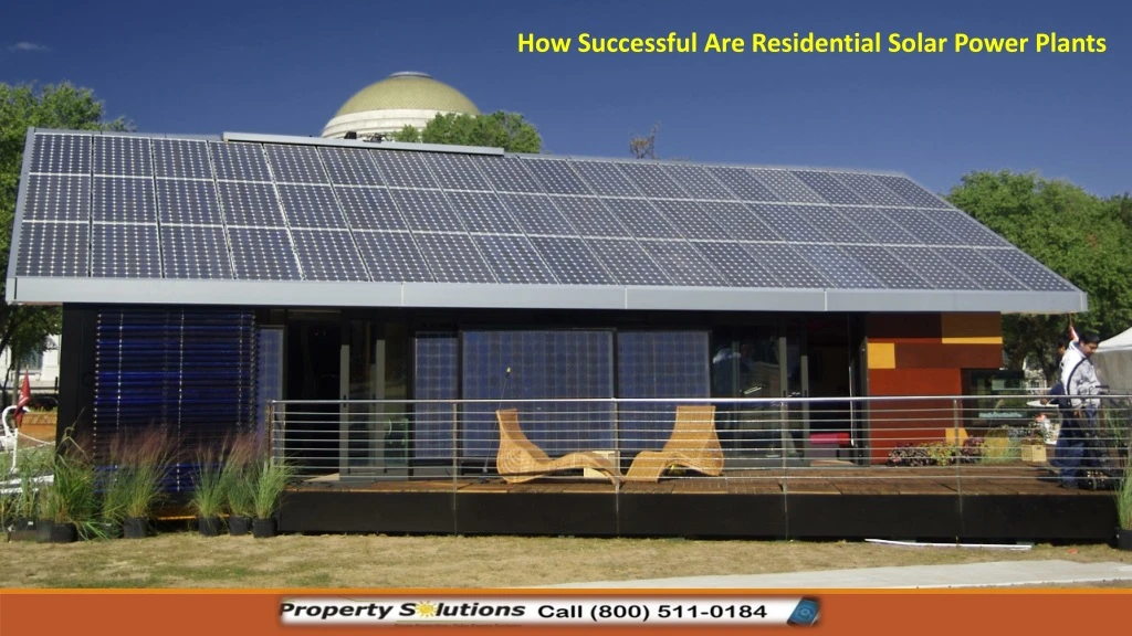 how successful are residential solar power plants
