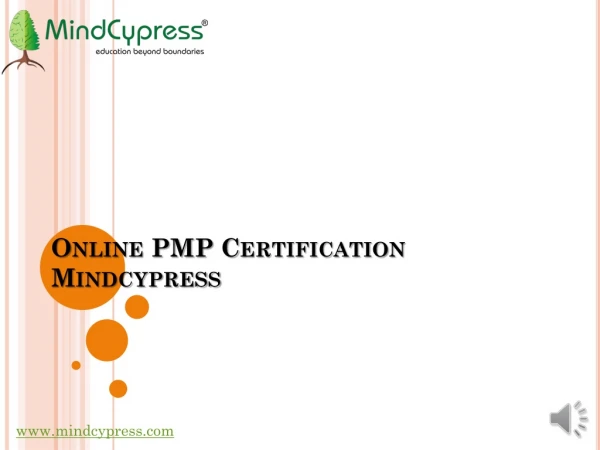 Online (PMP Certification) Course |Project Managements Certification Classroom Training|MindCypress