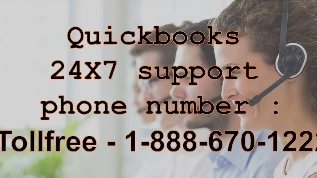 quickbooks 24x7 support phone number tollfree