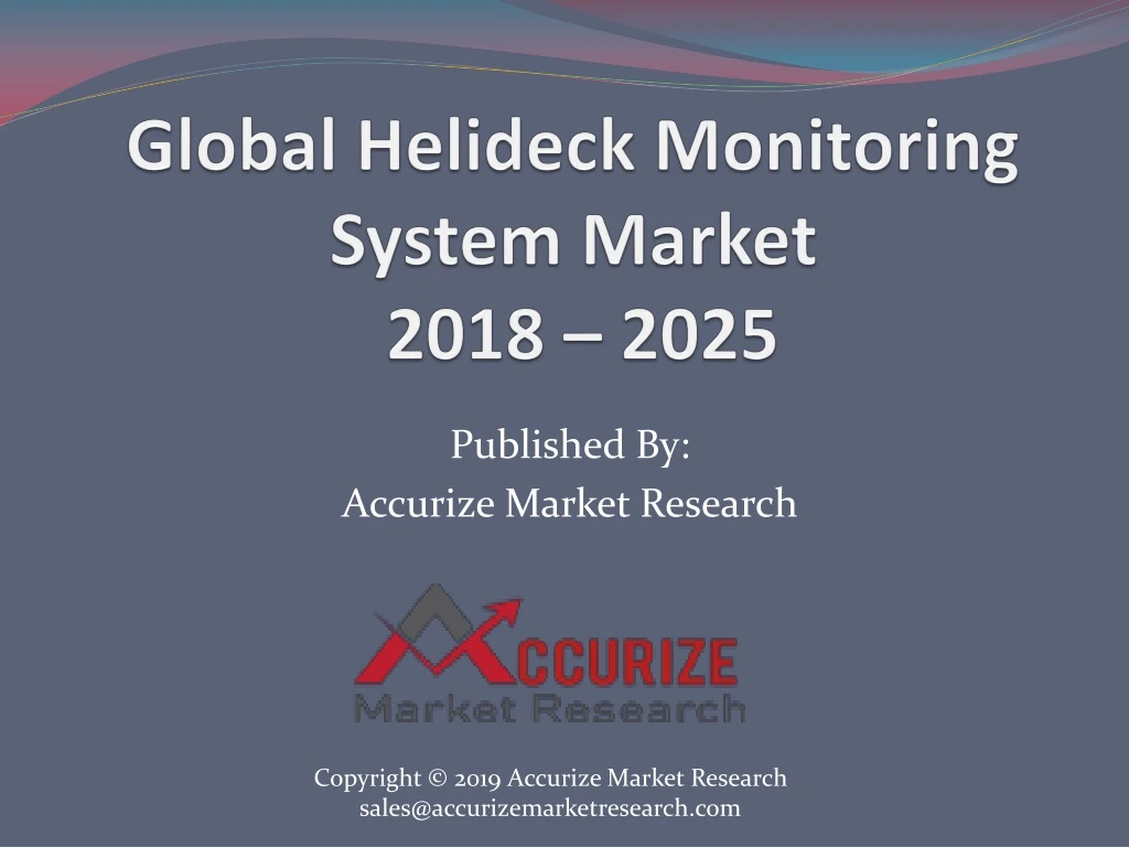 global helideck monitoring system market 2018 2025
