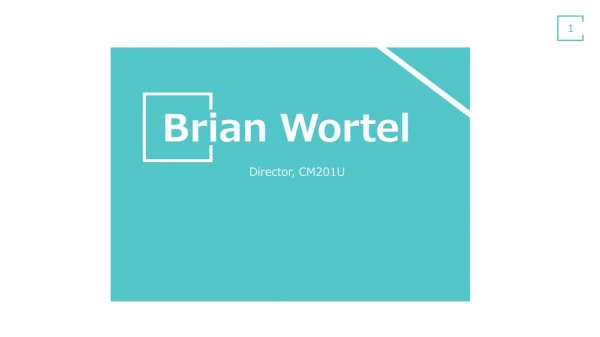 Brian Wortel - Worked as a Special Education Coordinator