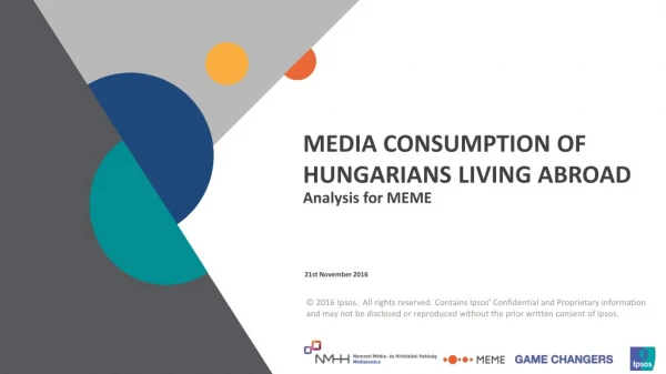 Media consumption of Hungarians living abroad