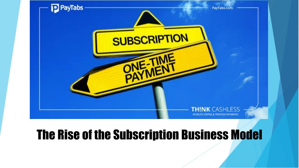 the rise of the subscription business model