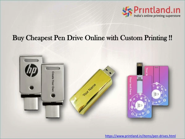 Buy Cheapest Pen Drive Online with Custom Printing | Customized Pen Drives