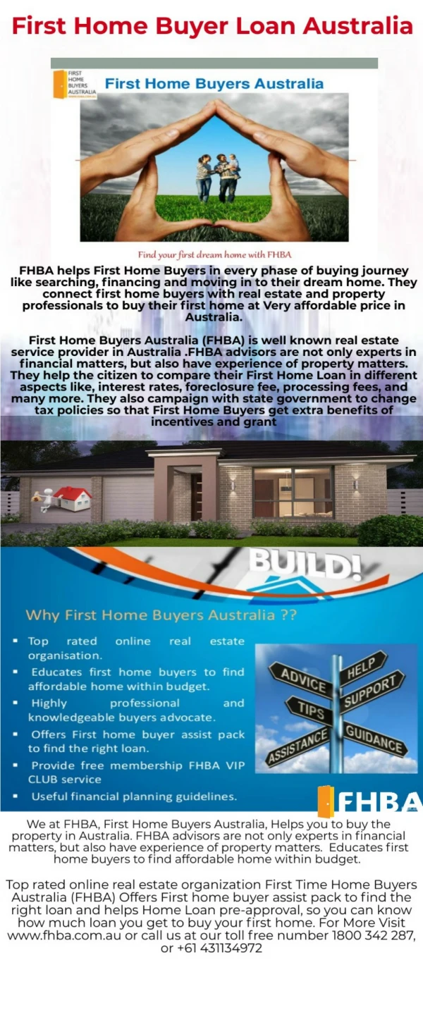 Steps in Buying First Home Australia
