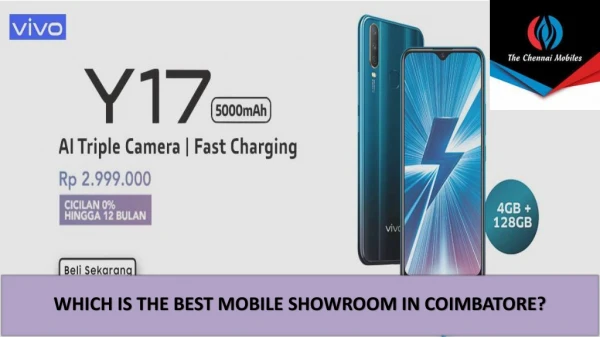 Which is the best mobile showroom in Coimbatore?