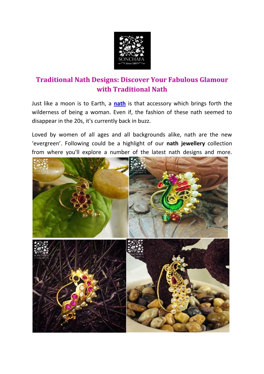 traditional nath designs discover your fabulous