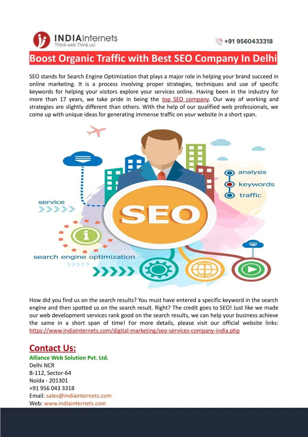 boost organic traffic with best seo company