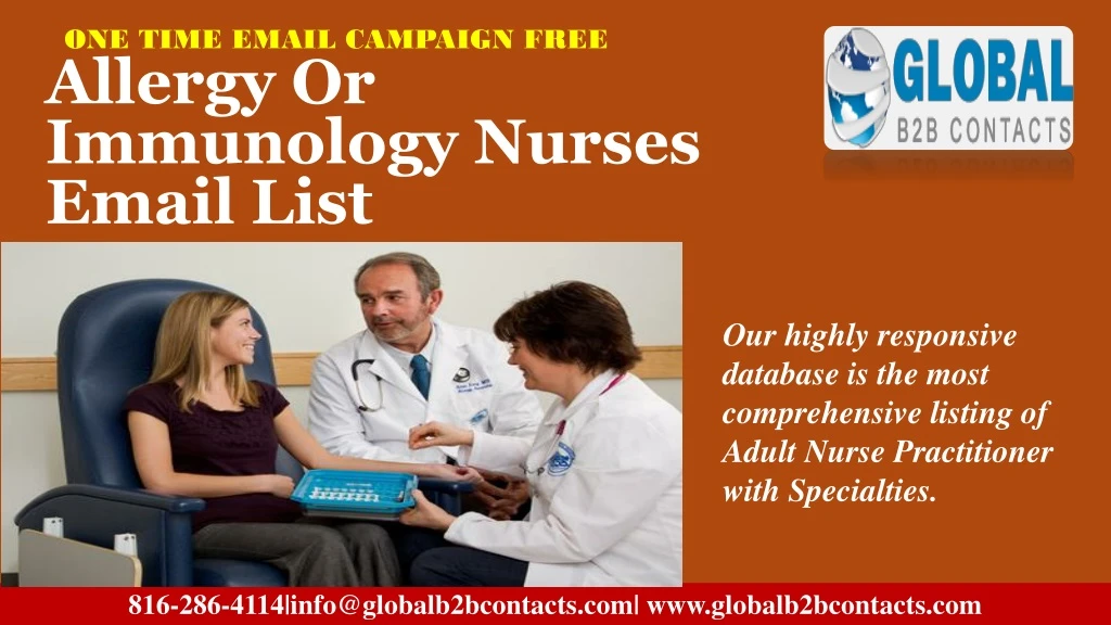 allergy or immunology nurses email list