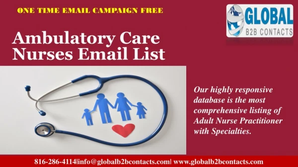 Ambulatory Care Nurses Email List