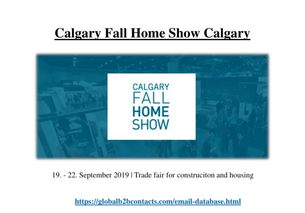 Calgary Fall Home Show Calgary