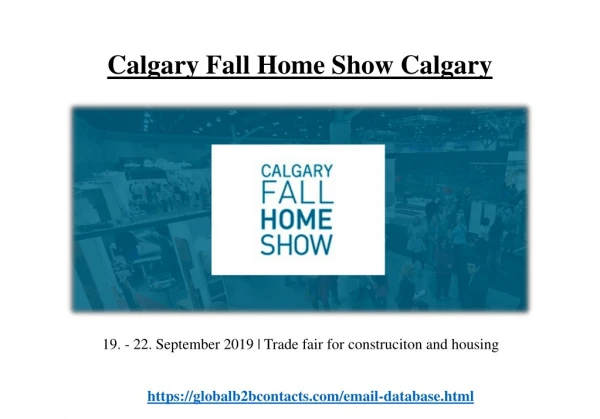 calgary fall home show calgary