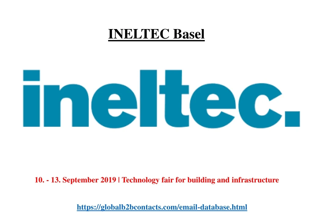 ineltec basel