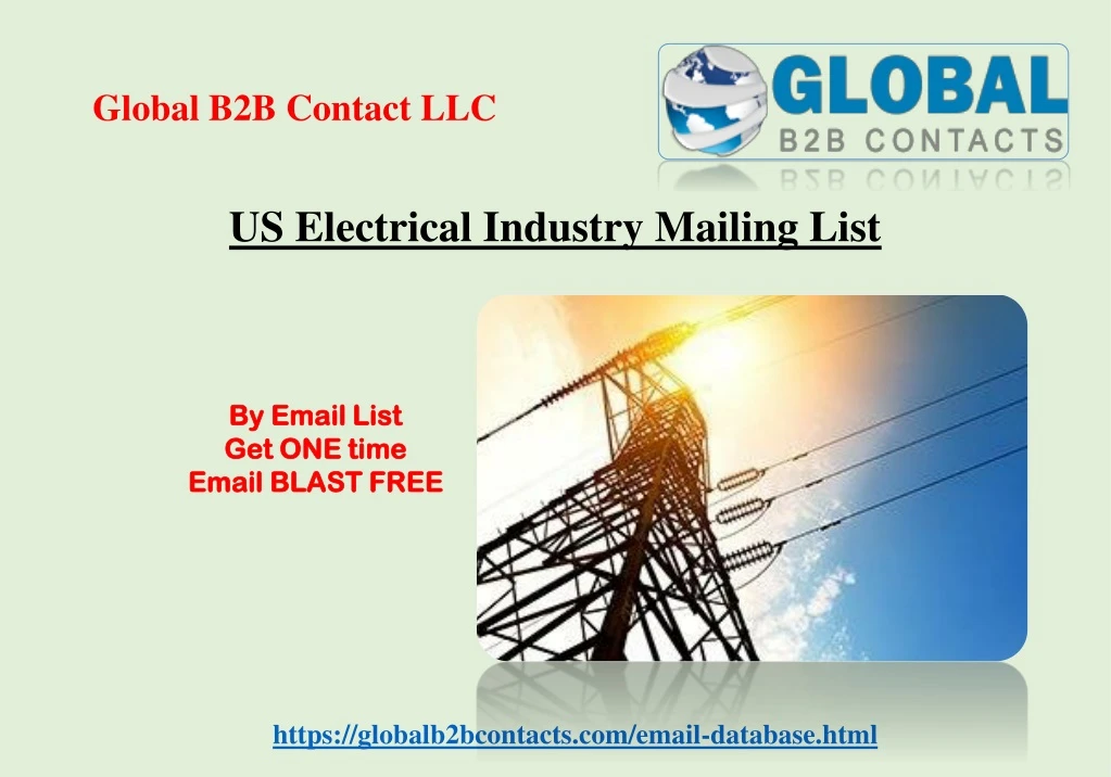 us electrical industry mailing list