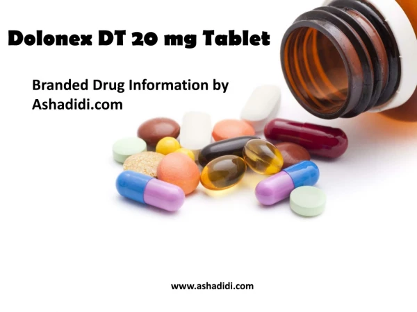Dolonex DT 20 mg Tablet