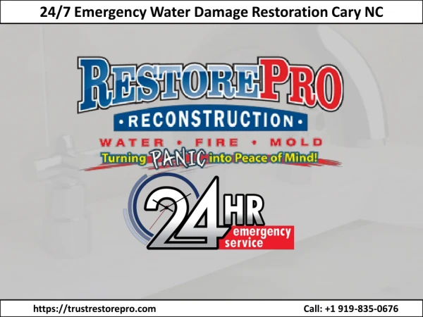 24/7 Emergency Damage Restoration Cary NC