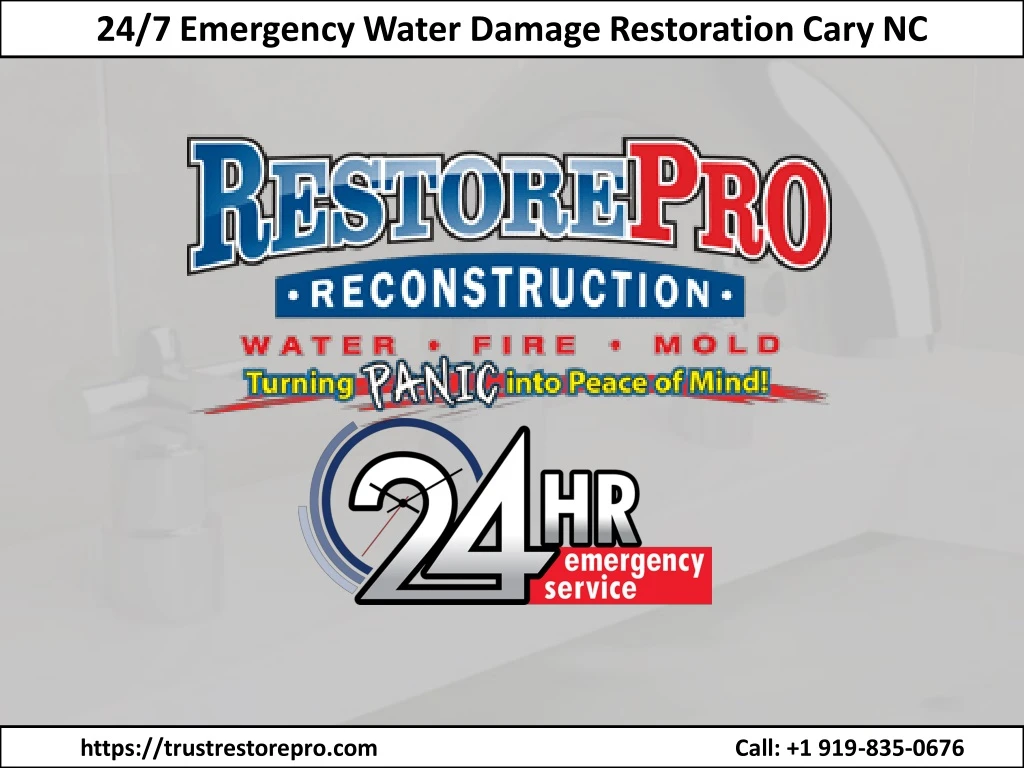 24 7 emergency water damage restoration cary nc