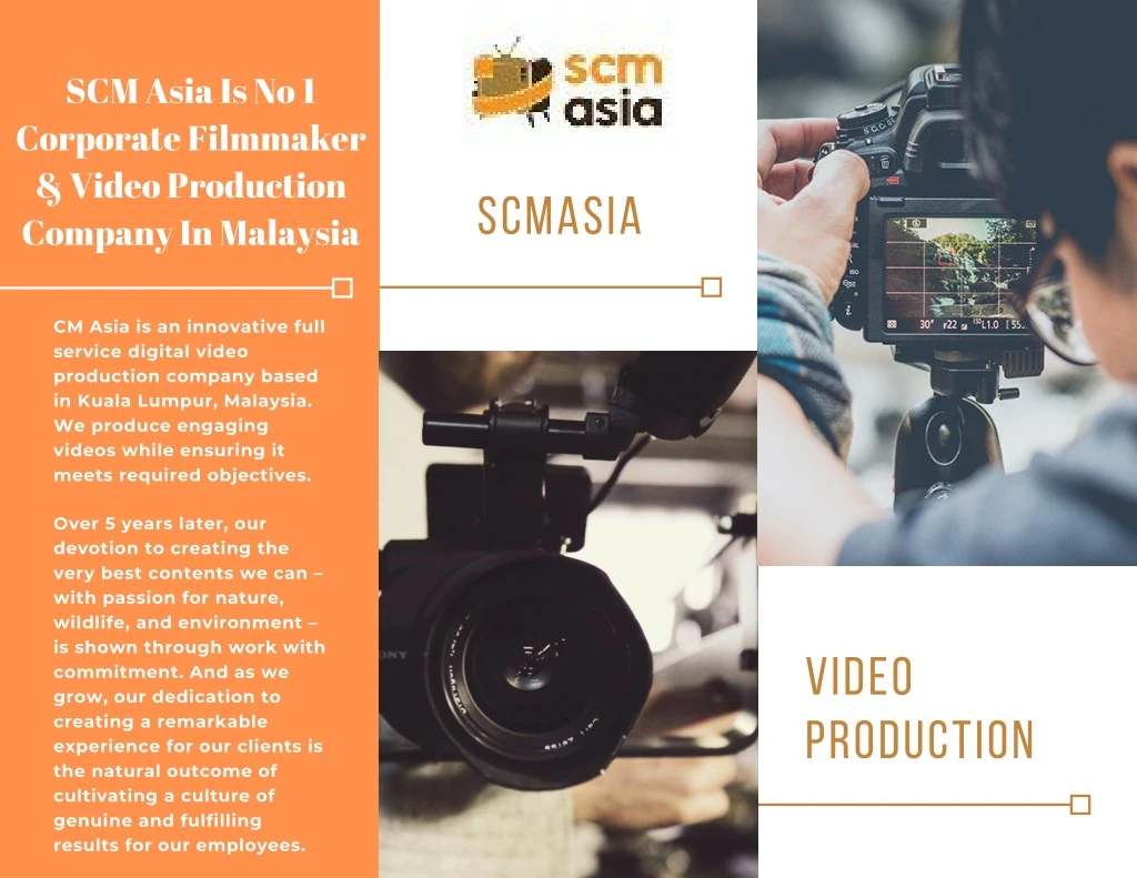 scm asia is no 1 corporate filmmaker video
