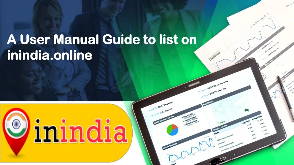 a user manual guide to list on inindia online
