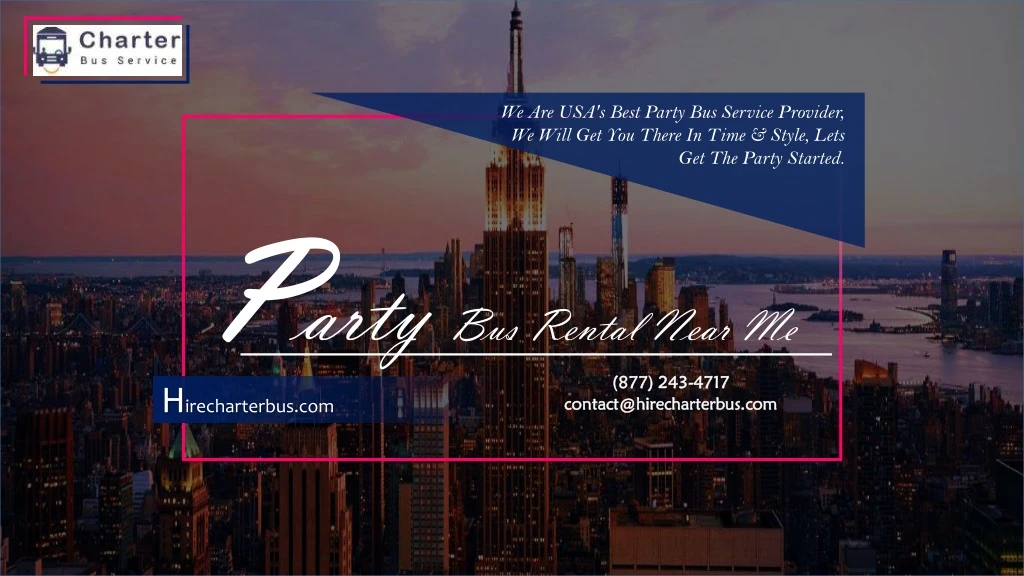 we are usa s best party bus service provider