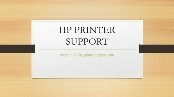 HP SUPPORT SERVICE